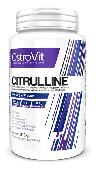 Citrulline OstroVit, 210 г, лимон