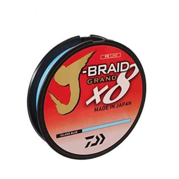 фото Леска плетеная daiwa j-braid grand x8 135м 0,18мм (12,5кг) синяя