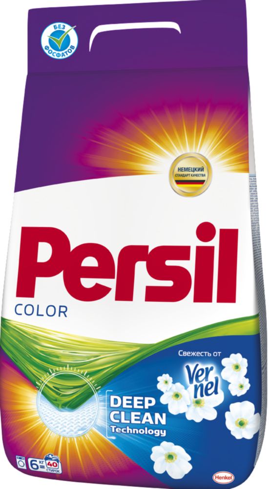 фото Порошок для стирки vernel persil expert color cвежесть 6 кг