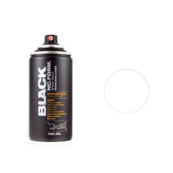 

Аэрозольная краска Montana Black White 150 мл белая, Black Pocket 150мл White