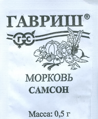 

Семена морковь Гавриш Самсон 1 уп.
