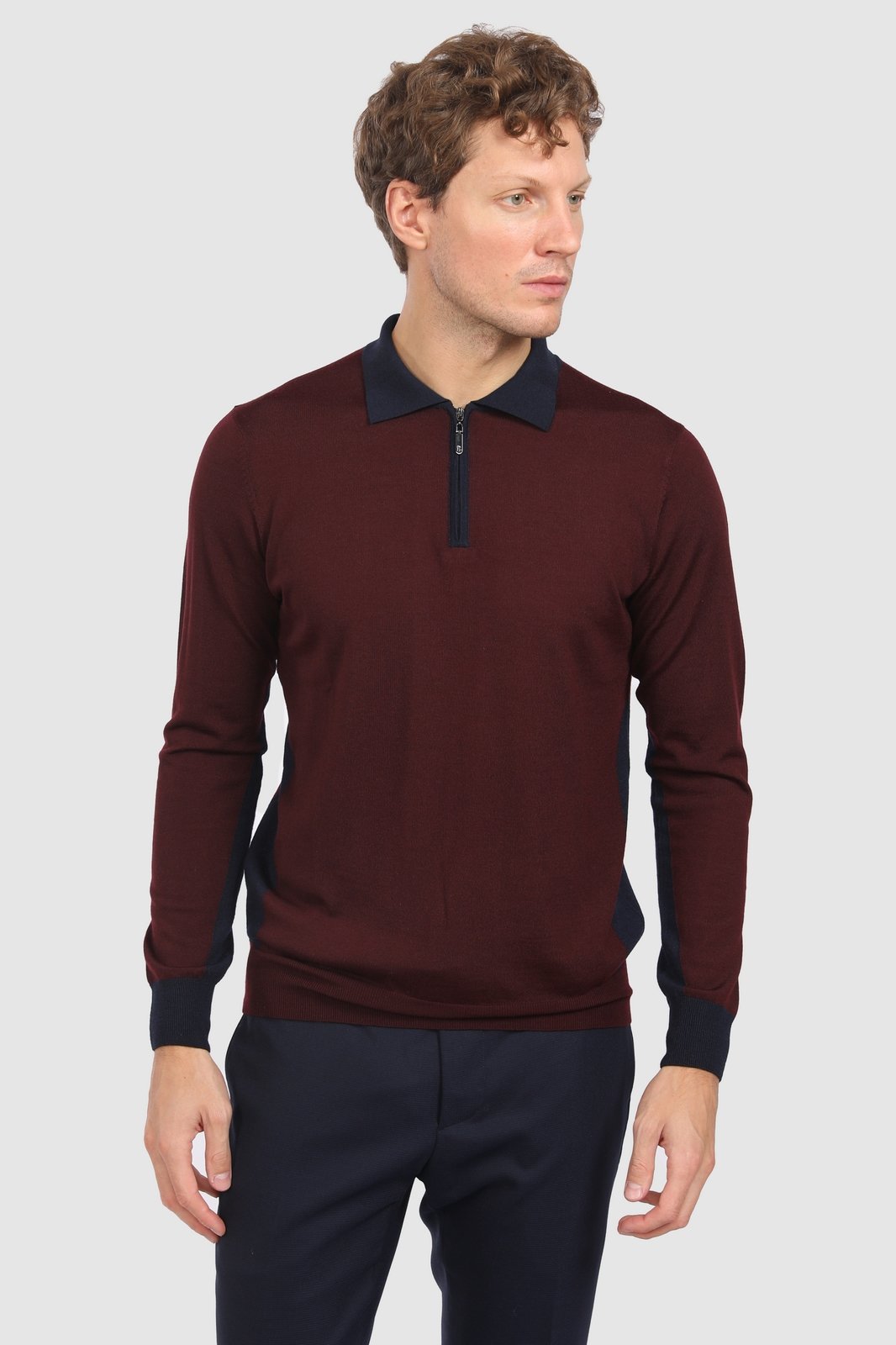 

Джемпер мужской 19W-PZBL17-T/56 Kanzler красный S, 19W-PZBL17-T/56