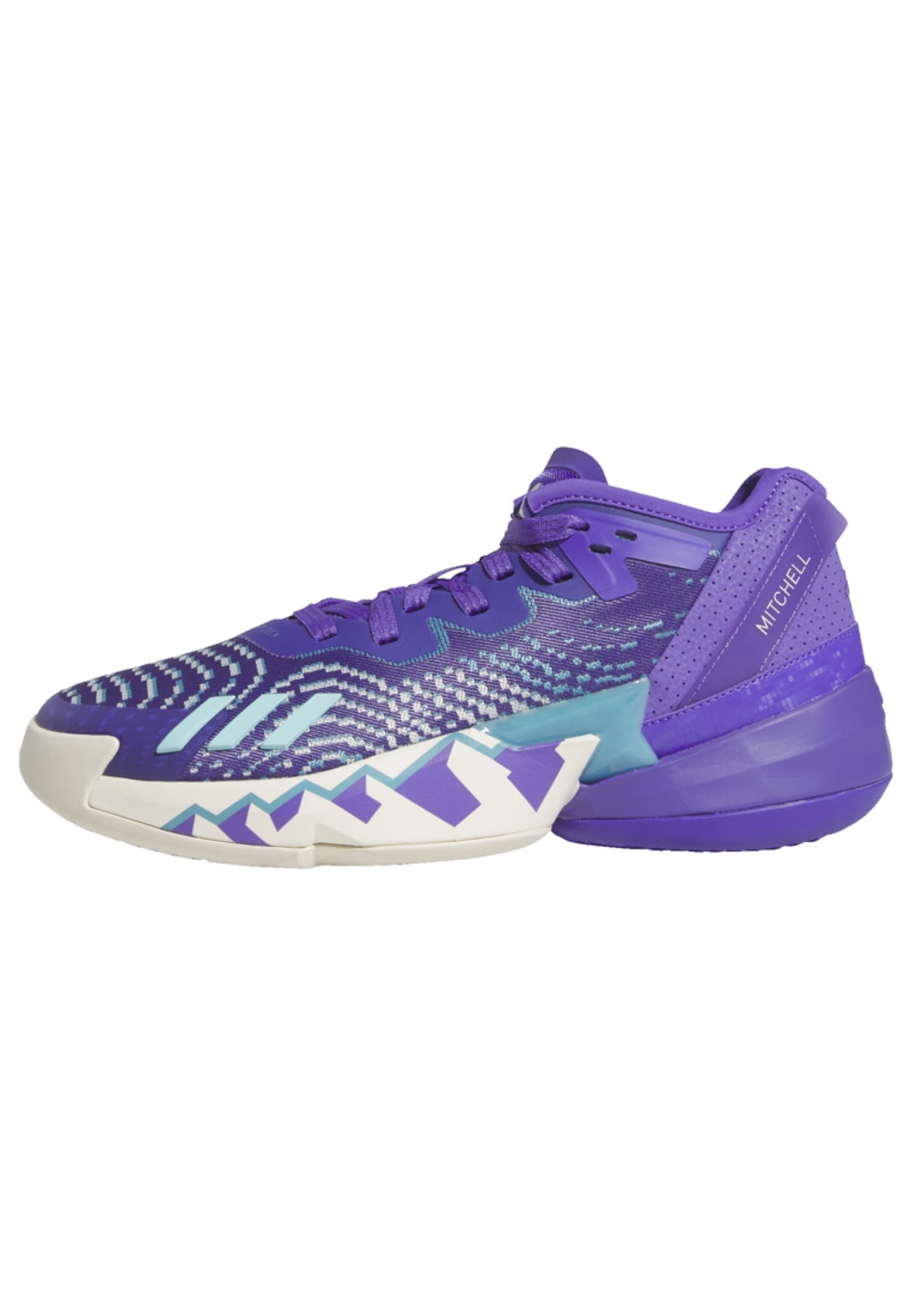 

Кроссовки мужские Adidas Performance Don Issue 4 фиолетовые 45 1/3 EU, Фиолетовый, Don Issue 4