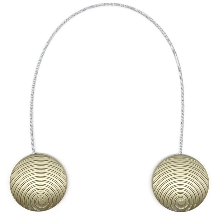 Магнитные клипсы SmolTtx 'Спираль' с тросом (30 см), d 35 (6), 10 шт