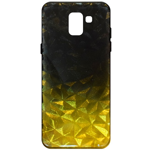 фото Чехол crystal krutoff для samsung galaxy j6 2018 (sm-j600) yellow/black