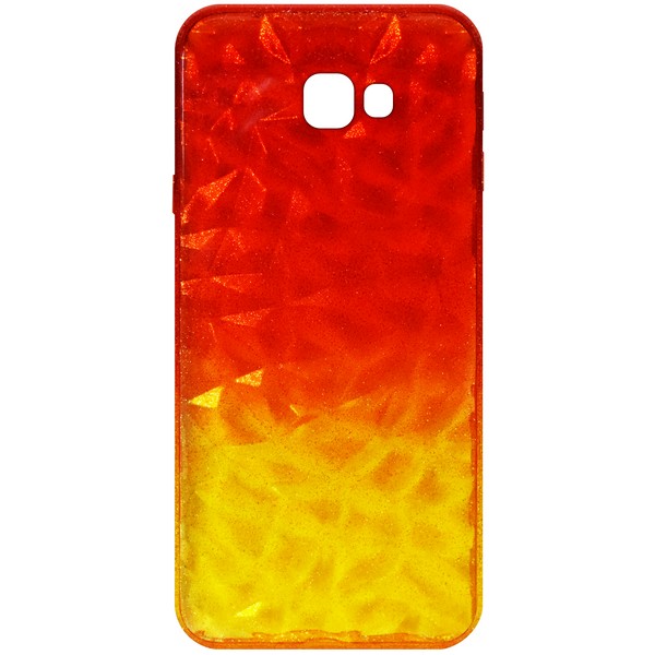 фото Чехол crystal krutoff для samsung galaxy j4+ (sm-j415) yellow/red