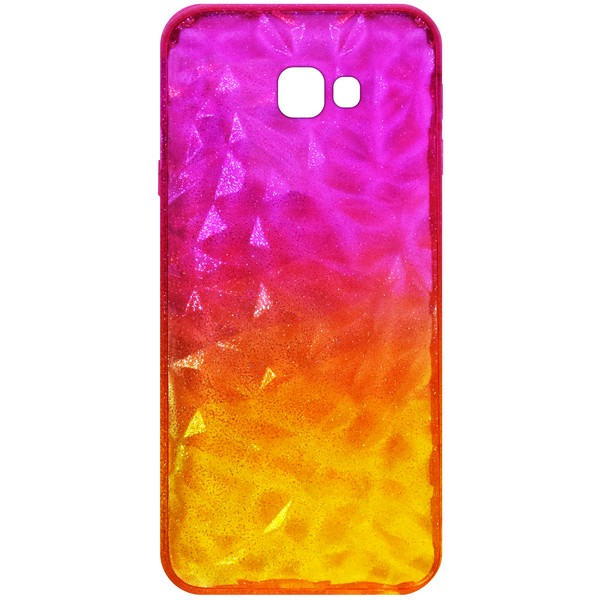 фото Чехол crystal krutoff для samsung galaxy j4+ (sm-j415) yellow/pink