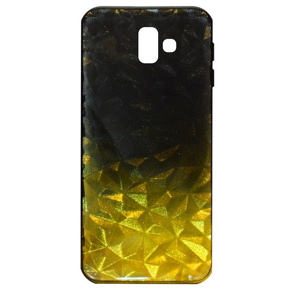 фото Чехол crystal krutoff для samsung galaxy j6+ (sm-j610) yellow/black