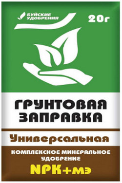 

Минеральное удобрение комплексное Буйские удобрения Универсальная 431195 20 г, Универсальная