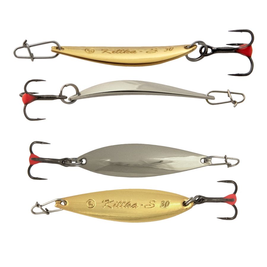 

Блесна вертикальная EcoPro KILLKA-S 2 гр, 30 мм, #S/G (EPVJKL30S/G), Золотистый;серебристый, KILLKA S new 22