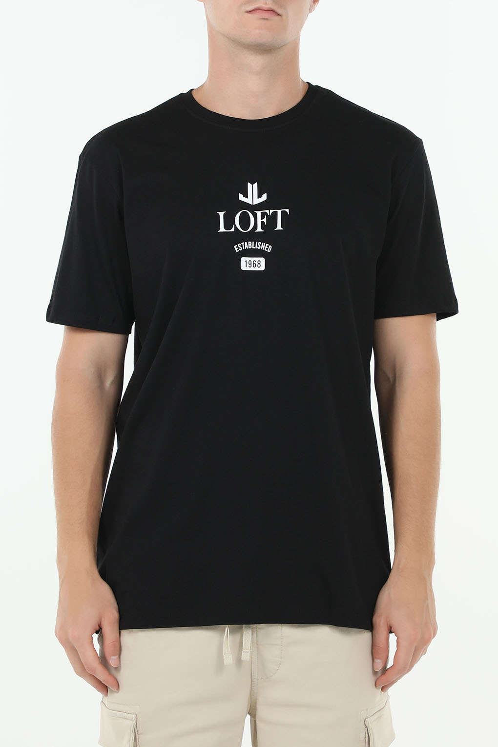 

Футболка мужская Loft LF2035055 черная M, Черный, LF2035055