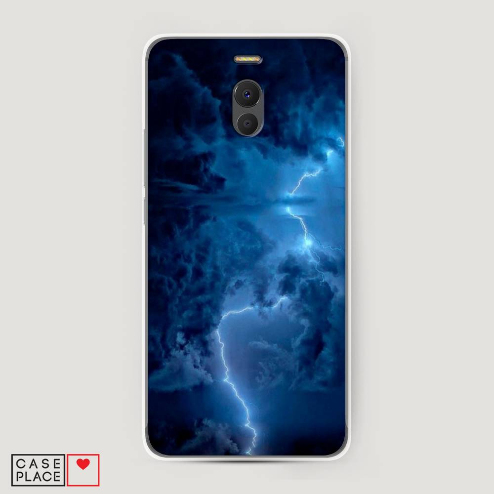 

Чехол Awog на Meizu M6 Note "Молния", Синий, 72150-4