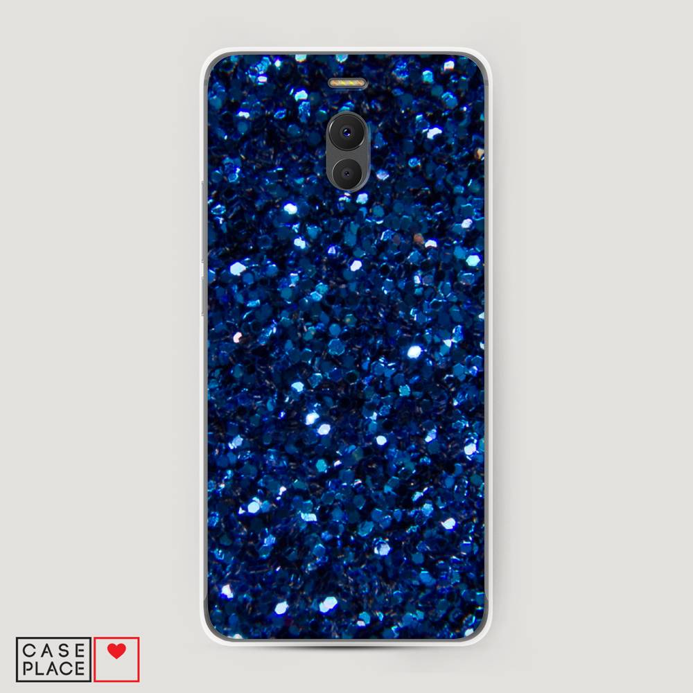 

Чехол Awog "Синие блестки рисунок" для Meizu M6 Note