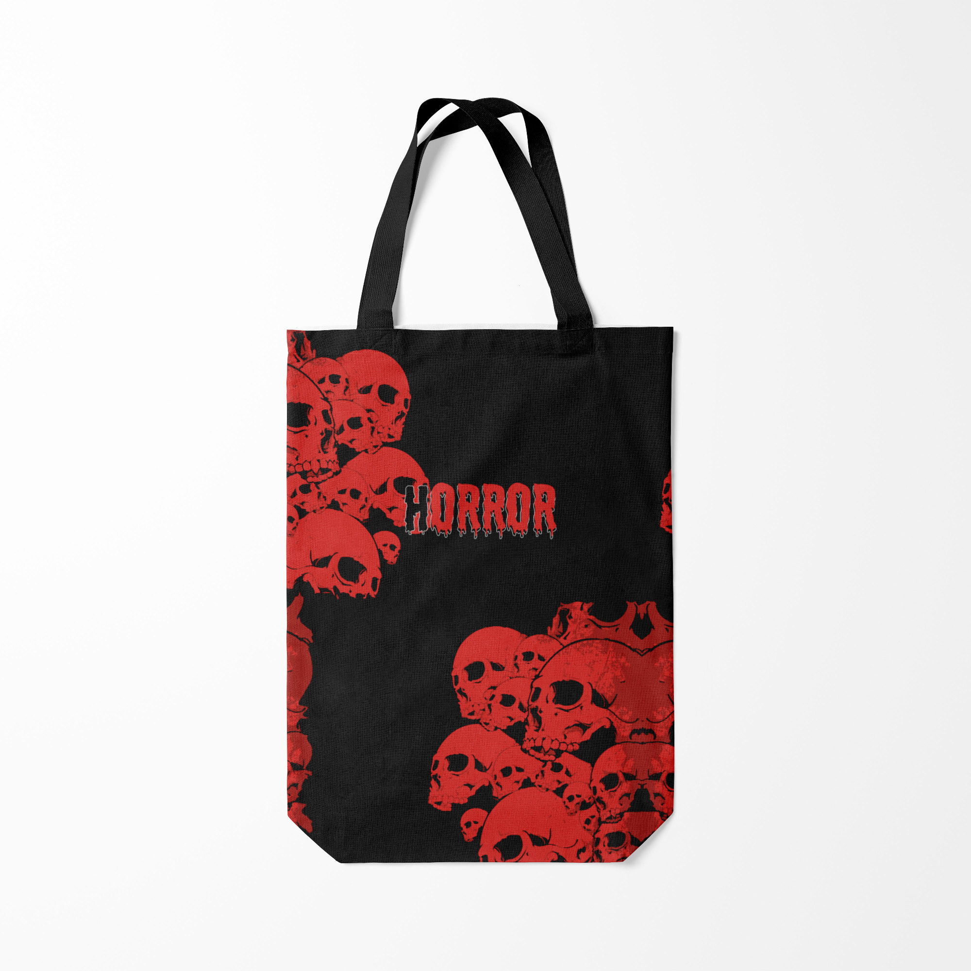

Сумка шoппер унисекс Burnettie Horror, черный, Horror