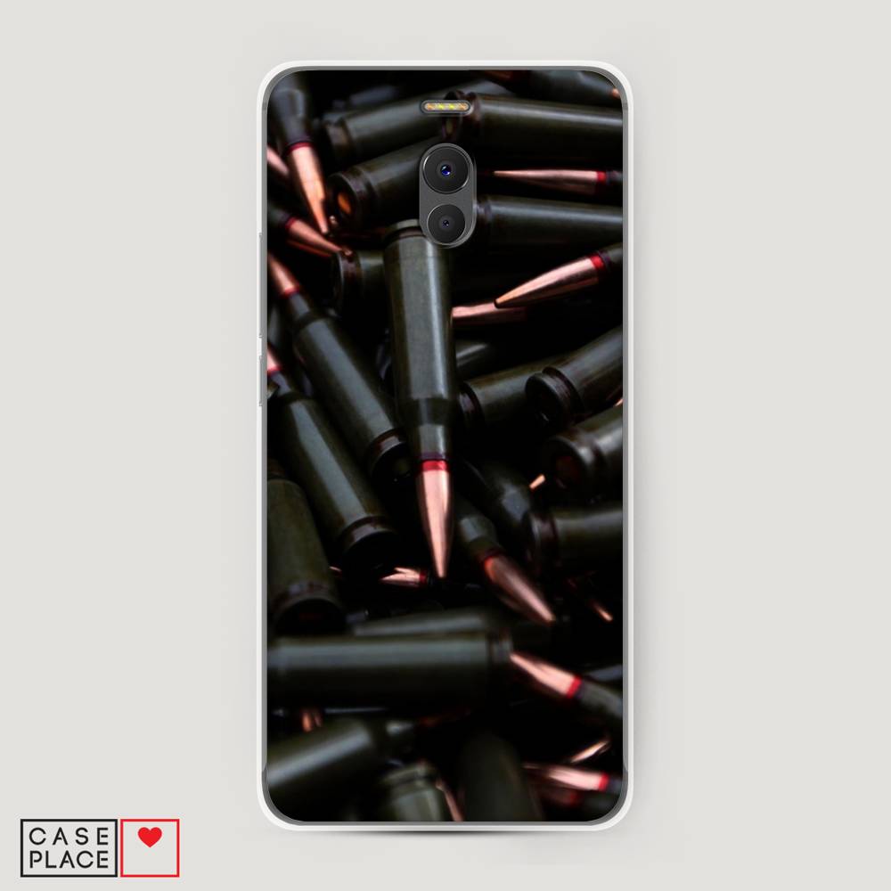 

Чехол Awog на Meizu M6 Note "Пули черные", Черный;коричневый, 72150-5