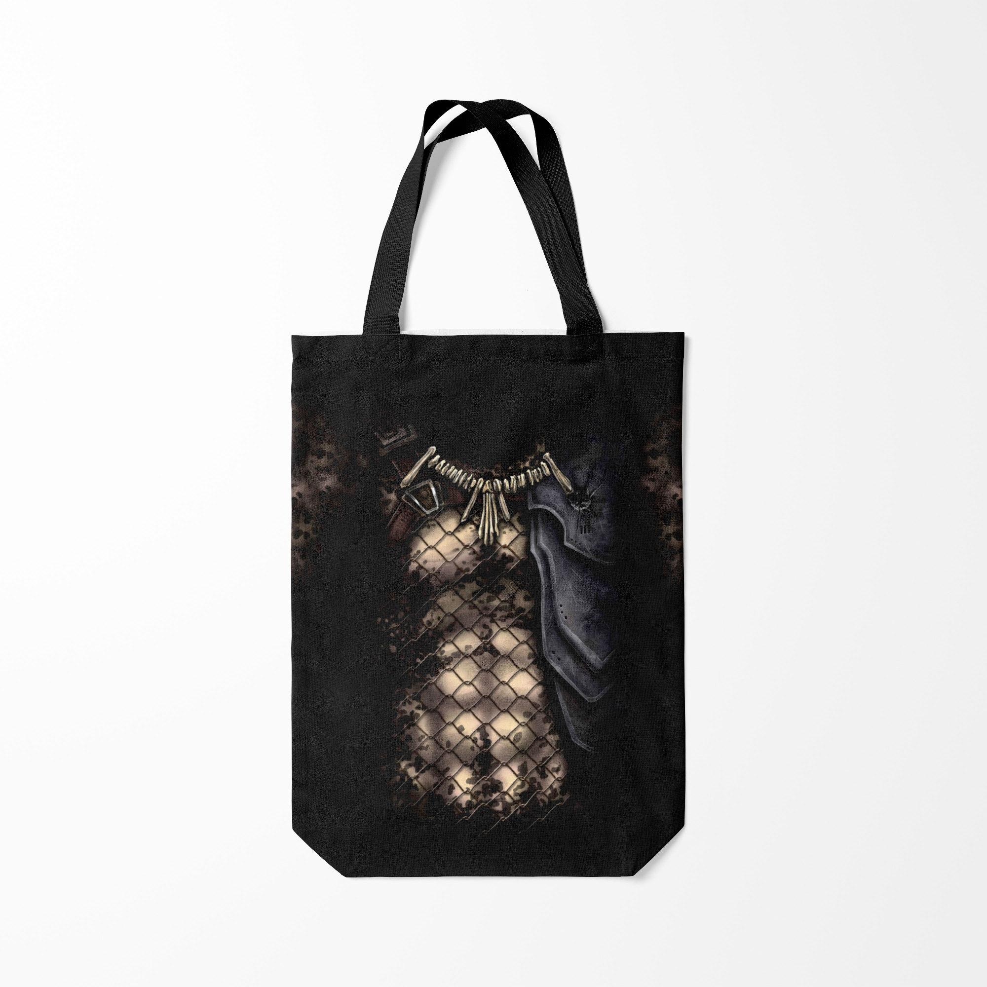 

Сумка шoппер унисекс Burnettie Хищник Predator, черный, Хищник Predator