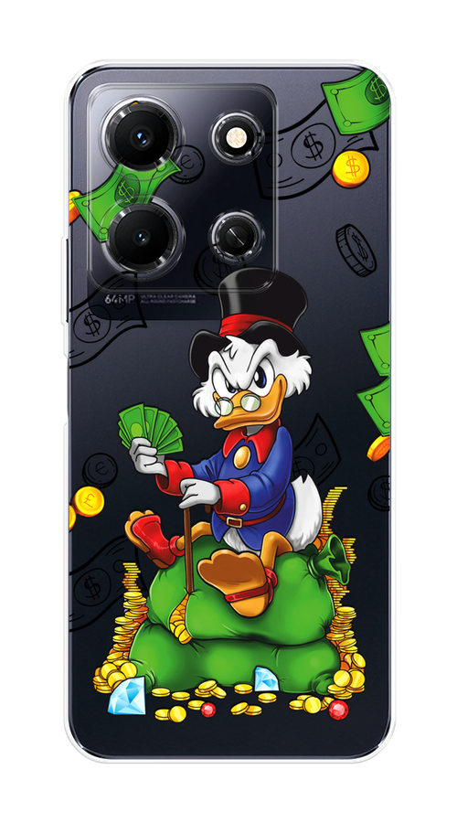 

Чехол Homey на Infinix Note 30i "Scrooge Richness", Черный;синий;зеленый, 3104350-1