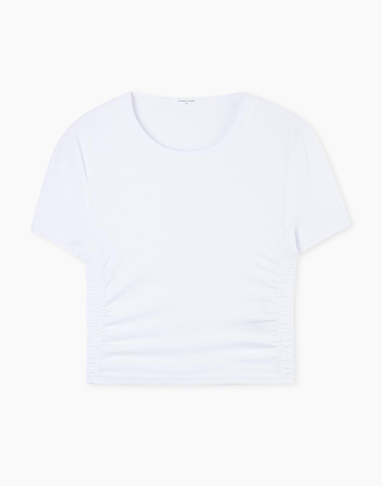 

Футболка женская Gloria Jeans GKT019098 белая L, Белый, GKT019098