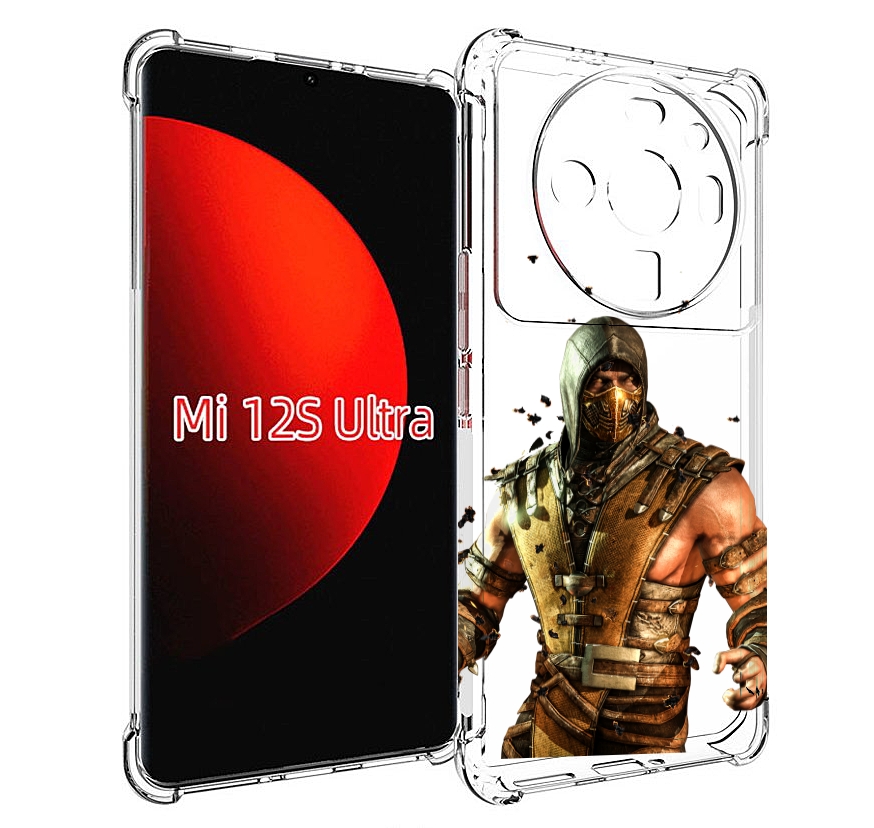 

Чехол MyPads Mortal Kombat scorpion для Xiaomi 12S Ultra, Прозрачный, Tocco