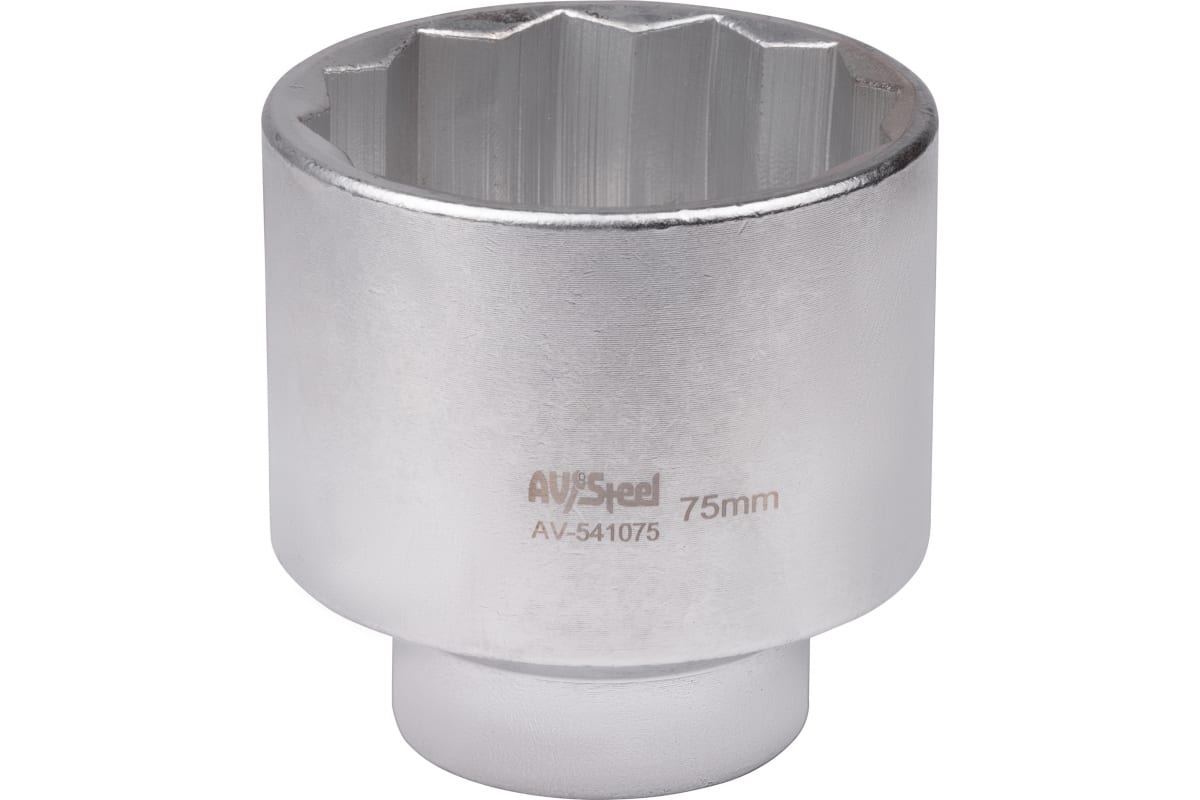

AV Steel Головка 1" двенадцатигранная 75мм, шт AV-541075