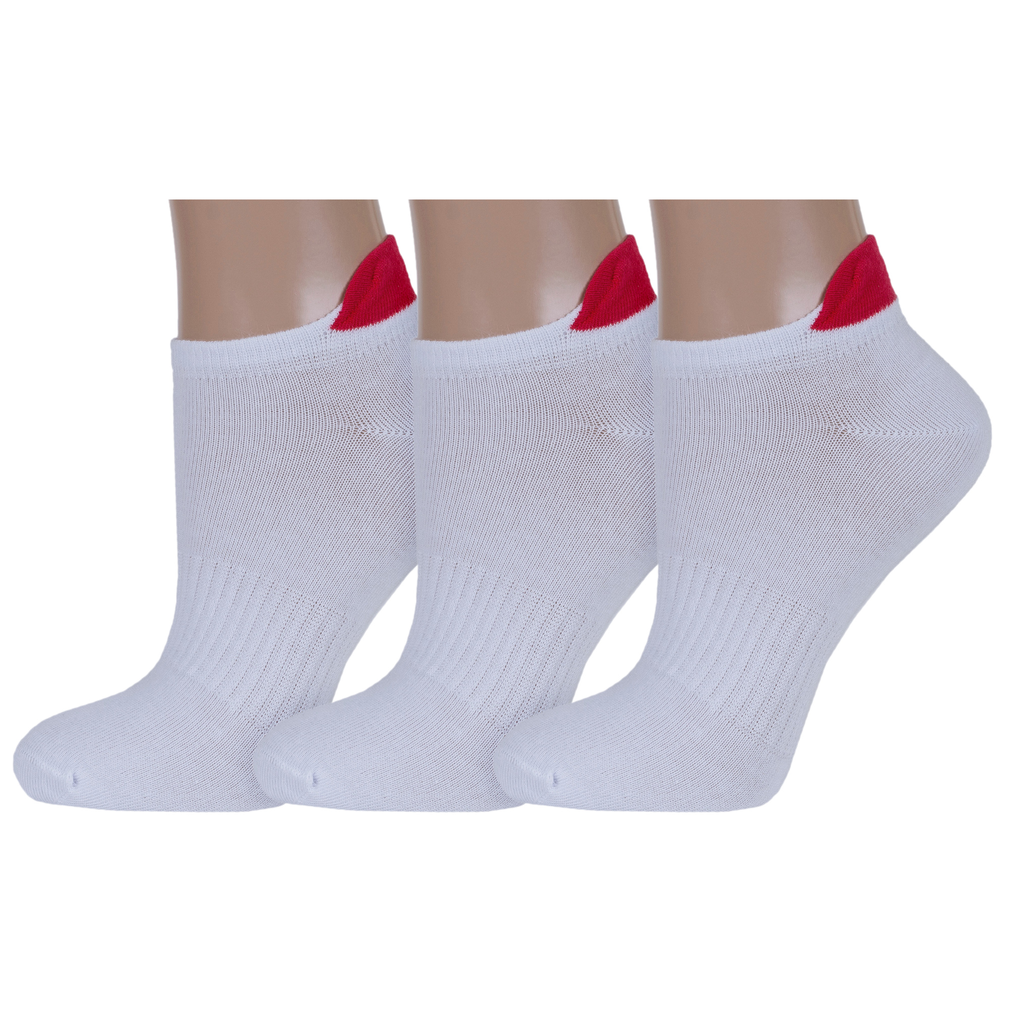 

Комплект носков женских Rusocks 3-Ж3-23758 красный; белый 23-25, 3-Ж3-23758