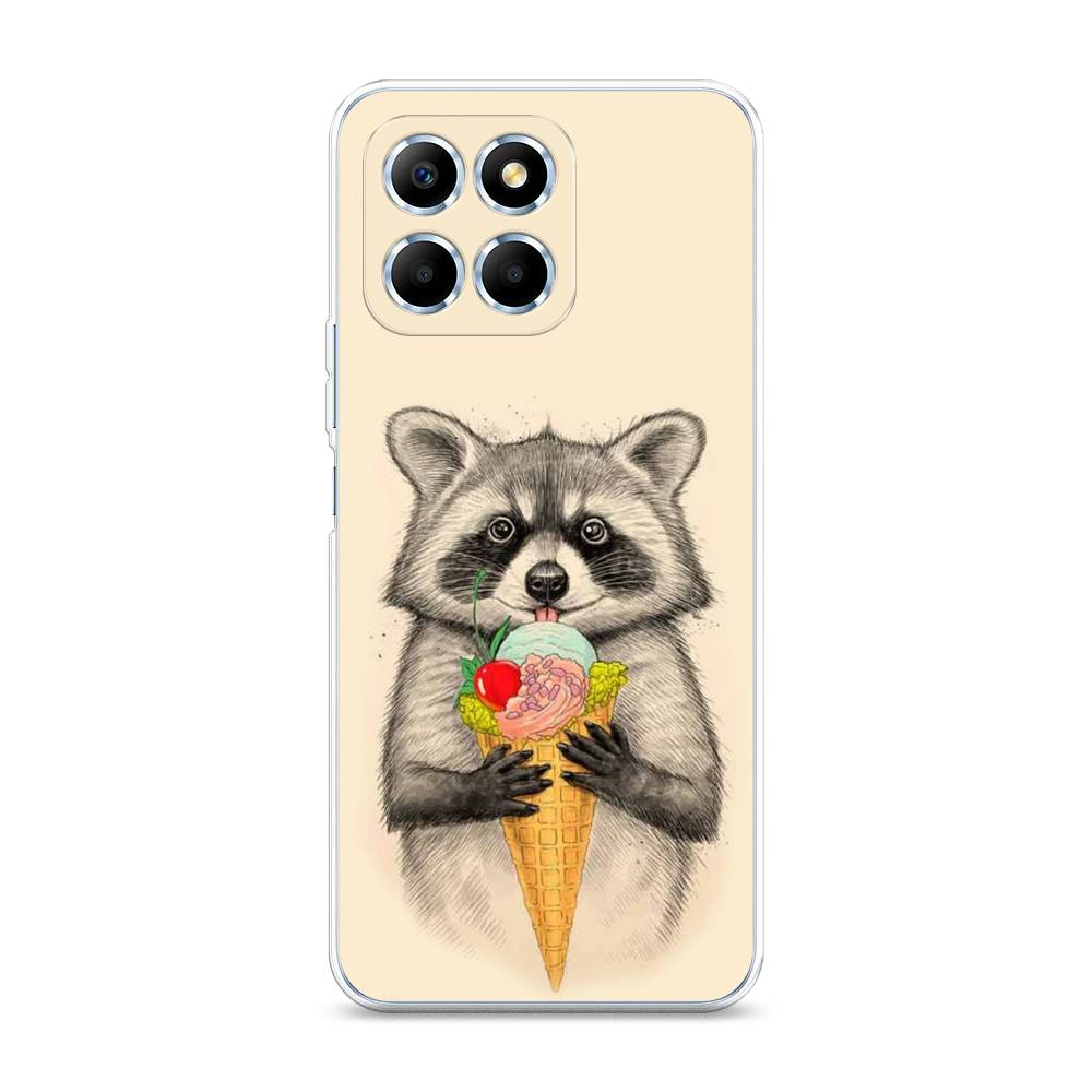 

Чехол Awog 6109550-10 для Huawei X6 "Енот с мороженым", Бежевый;серый, 6109550-10