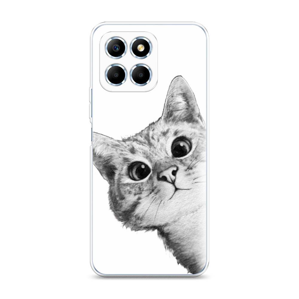 

Чехол Awog 6109550-1 для Huawei X6 "Кот рисунок черно-белый", Черный, 6109550-1