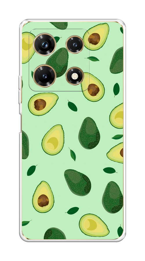 

Чехол Homey на Infinix Note 30 Pro "Blue avocado", Коричневый;зеленый, 3104550-1