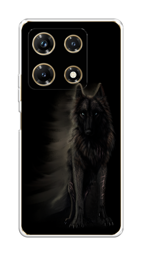 

Чехол Homey на Infinix Note 30 Pro "Туманный волк", Черный, 3104550-1