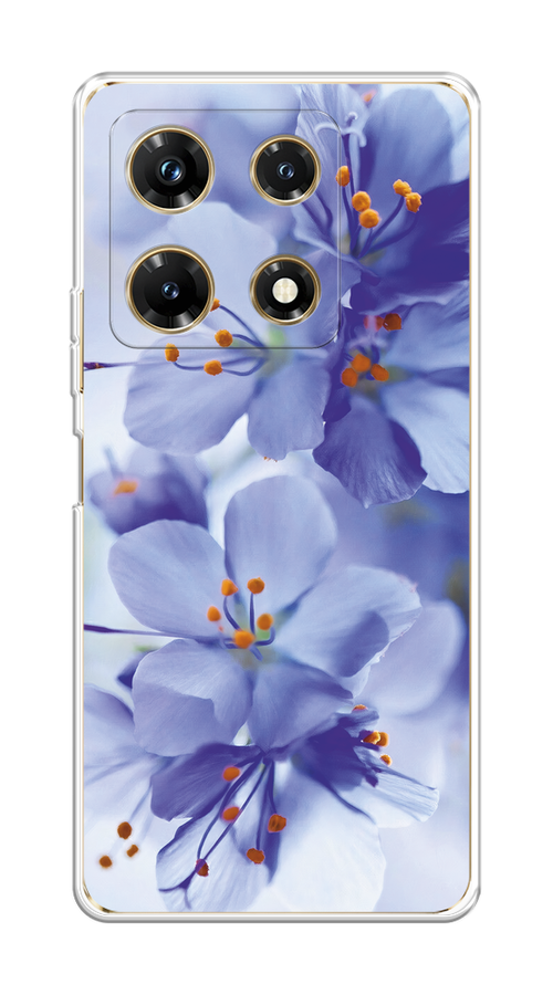 

Чехол Homey на Infinix Note 30 Pro "Фиолетовые цветки", Фиолетовый;синий, 3104550-1