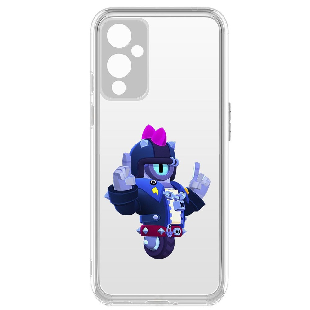 

Чехол-накладка Brawl Stars-Дикий Сту для OnePlus 9, Прозрачный