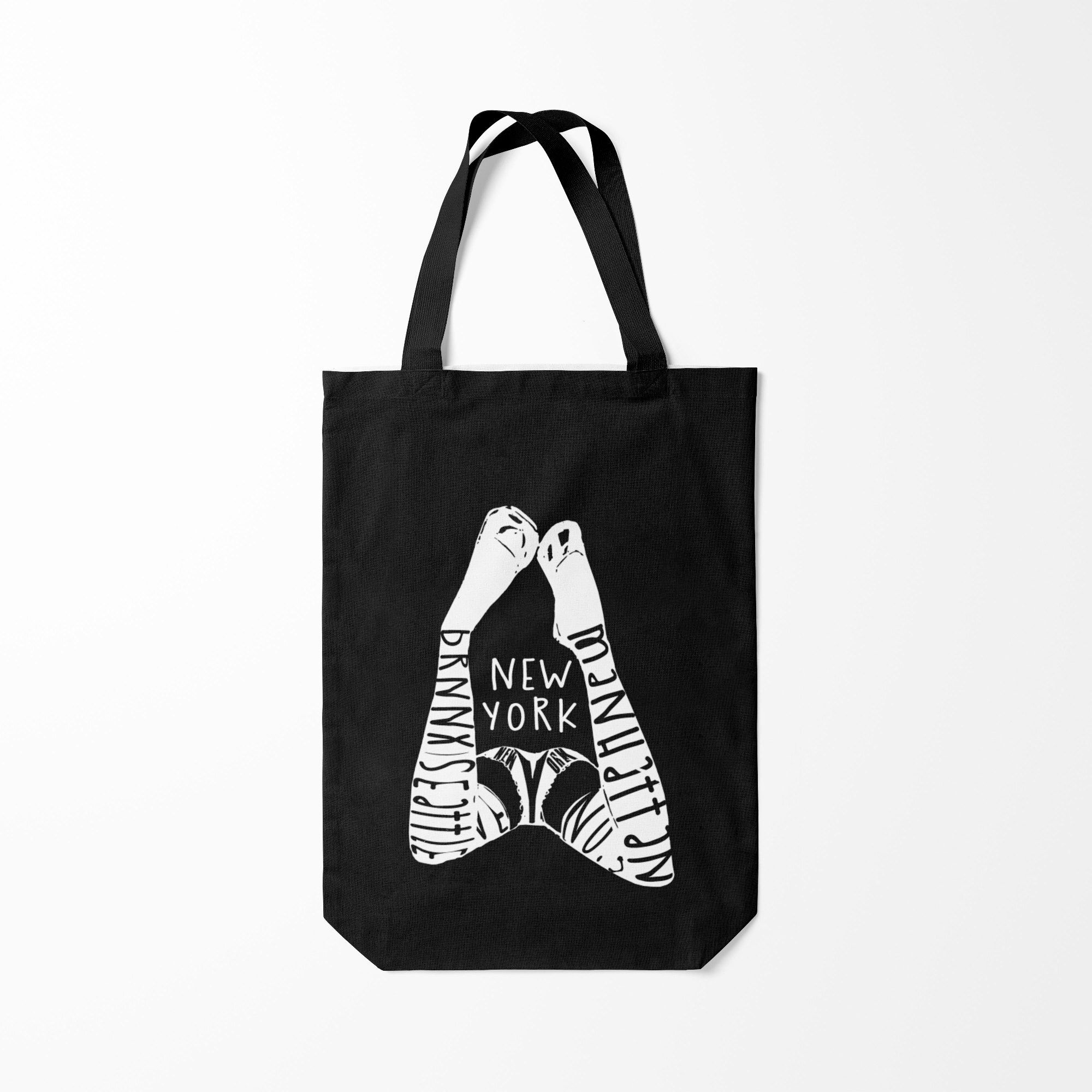 

Сумка шoппер унисекс Burnettie New York, черный, New York