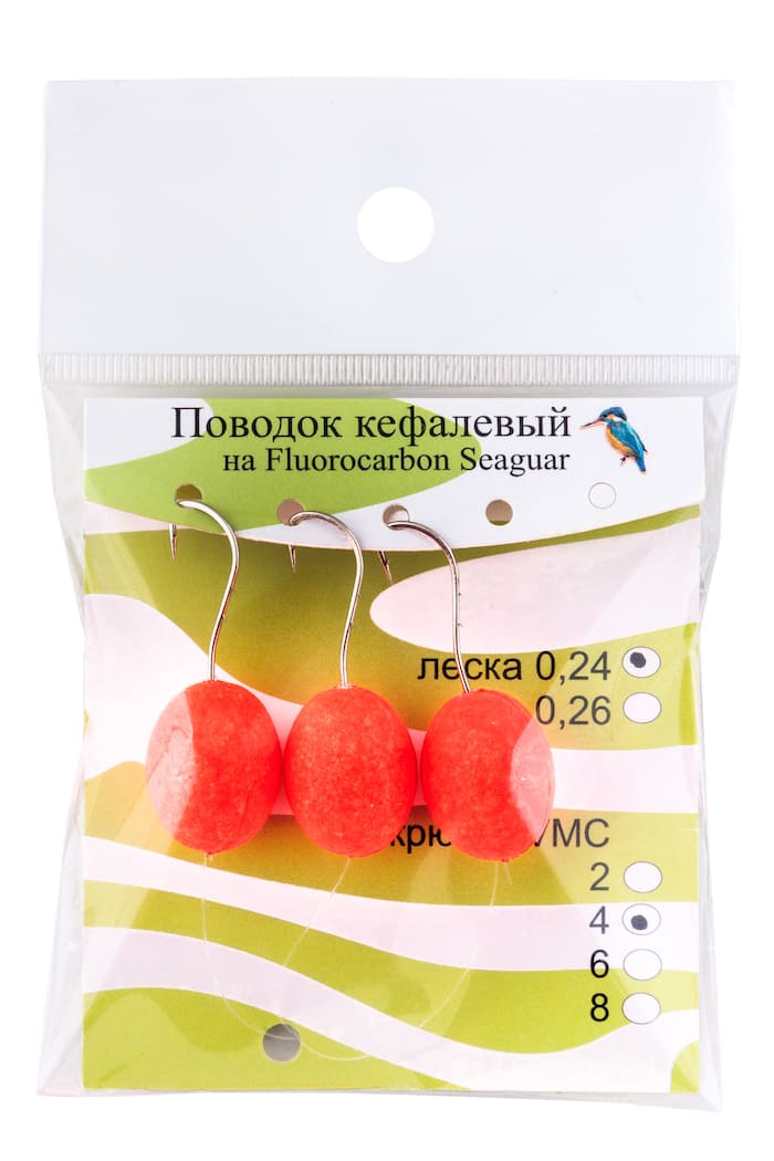 

Рыболовный поводок Зимородок 35 см, 4.7 кг, флюрокарбон, 3 шт., Прозрачный;красный, 182.04