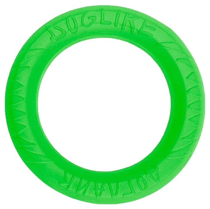 Игрушка для собак DOGLIKE кольцо, 8-мигранное, малое, зеленое