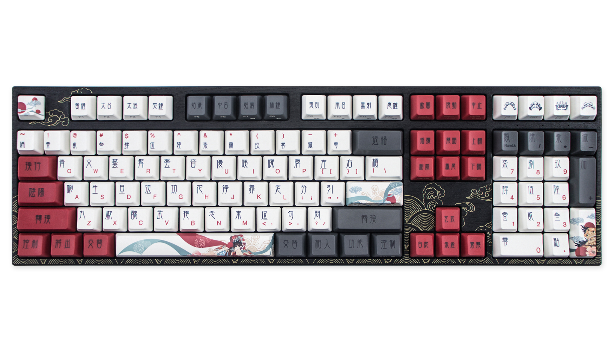 Проводная игровая клавиатура Varmilo Beijing Opera V2 VEA108 Gray