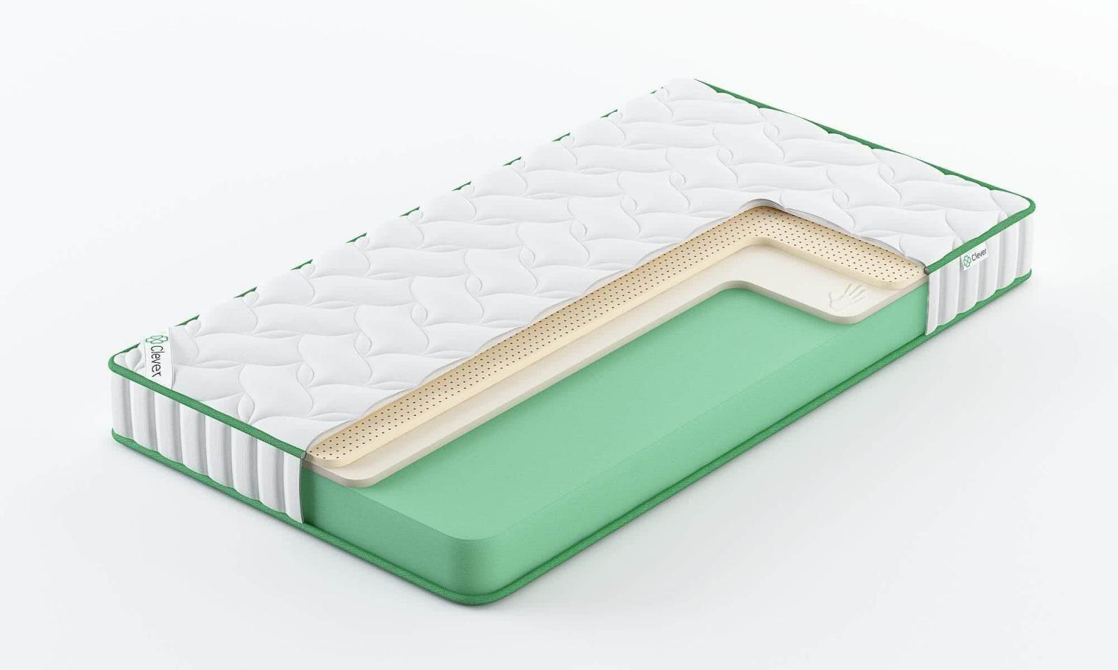 

Матрас Clever Wing 90x165, Белый, WING
