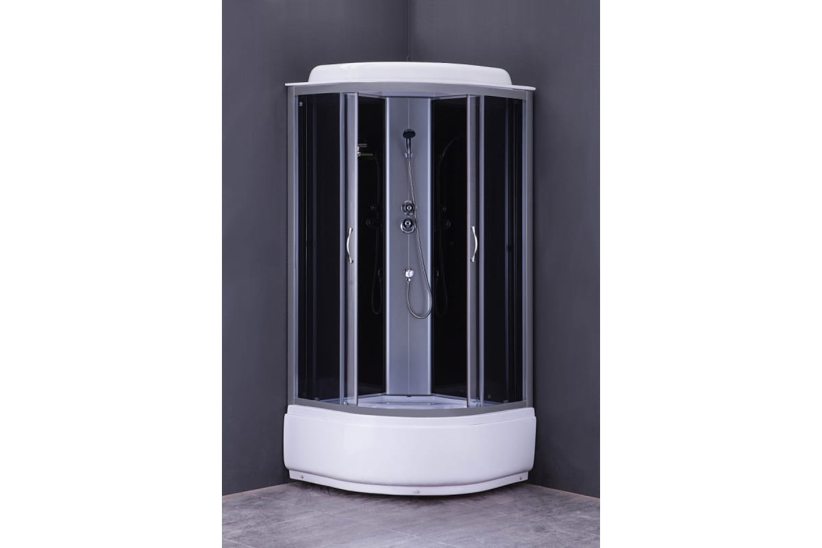 

Душевая кабина Loranto CS-6610 G, 100х100х215, поддон 40 см