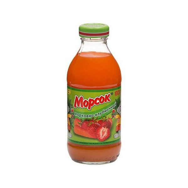 

Сок Морсок Морковно-клубничный 330 мл