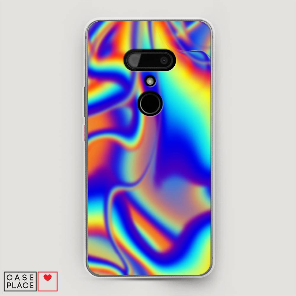 

Чехол на HTC U12 "Яркая голограмма", Разноцветный, 102050-3