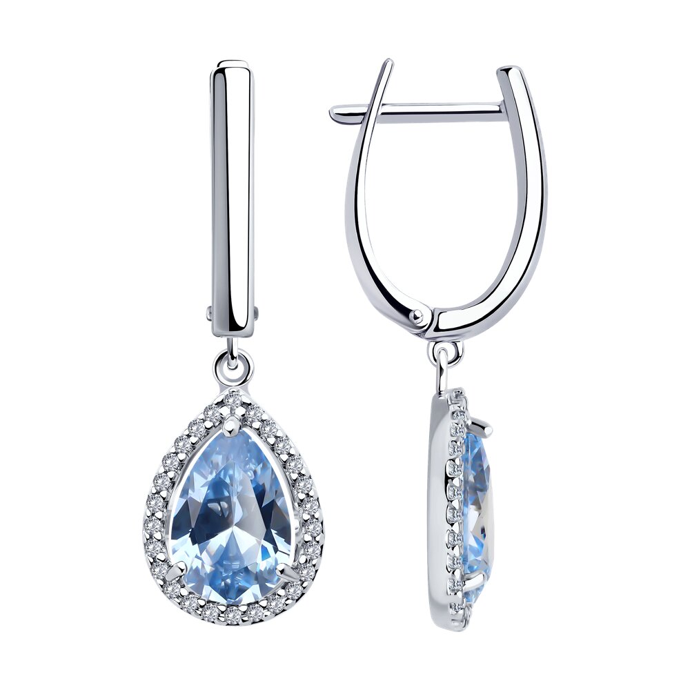 

Серьги из серебра SOKOLOV 94026744, фианит, 94026744