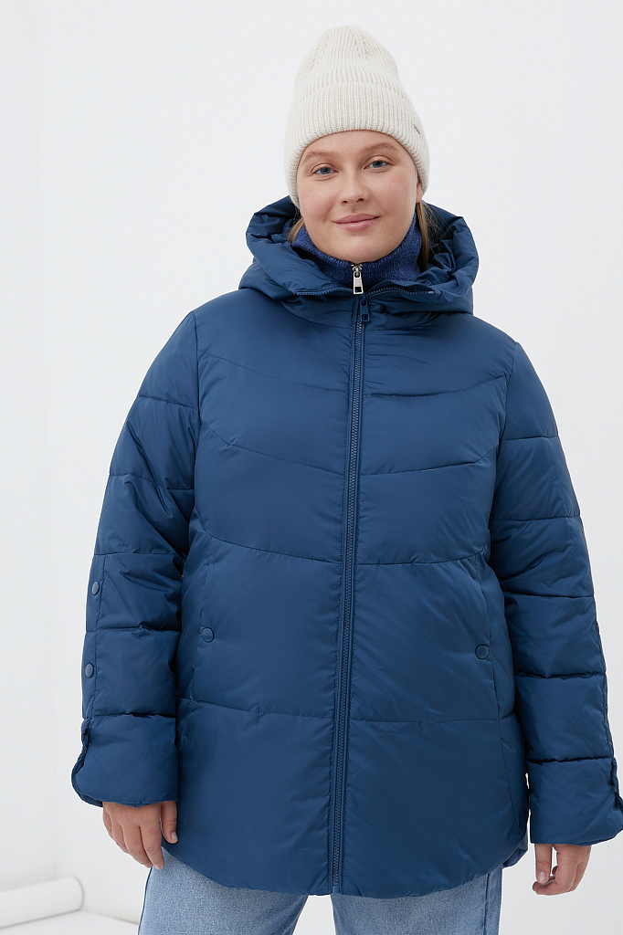 фото Куртка женская finn flare fwb160134 синяя xl