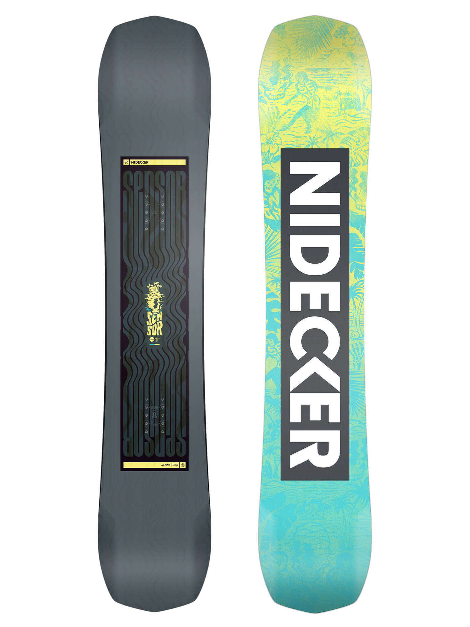 

Сноуборд Nidecker Youth Sensor (См:143) 2024-25, Серый, Youth Sensor
