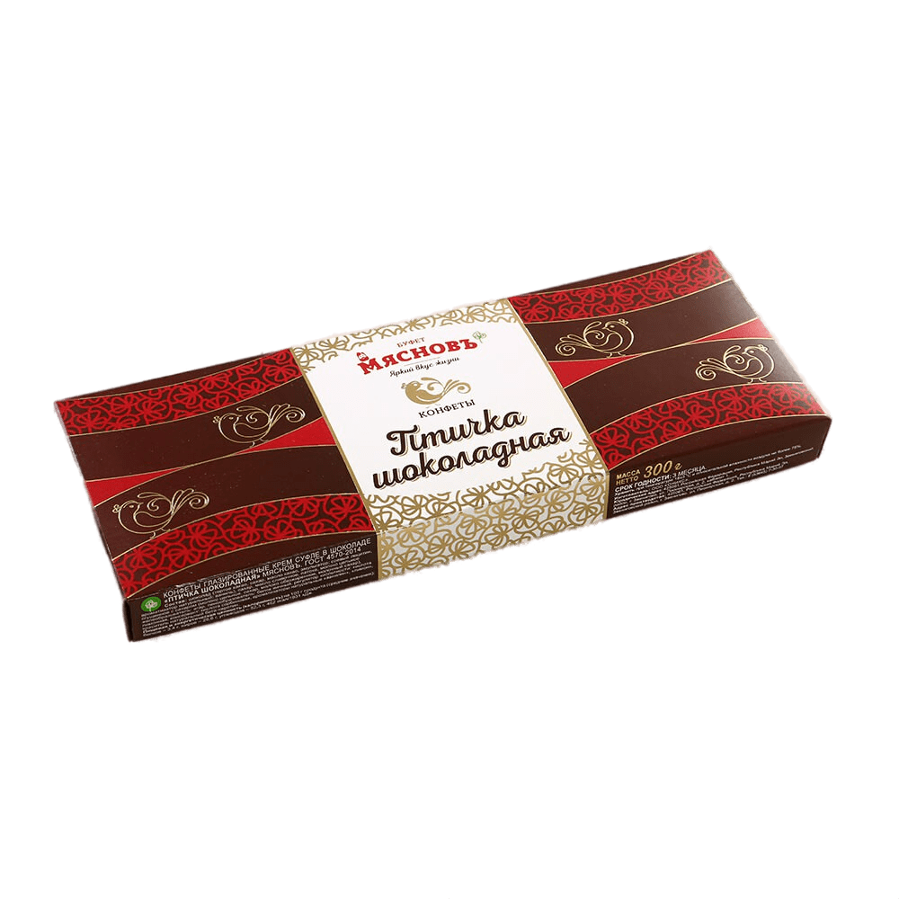 

Конфеты МясновЪ БУФЕТ Птичка шоколадная 300 г