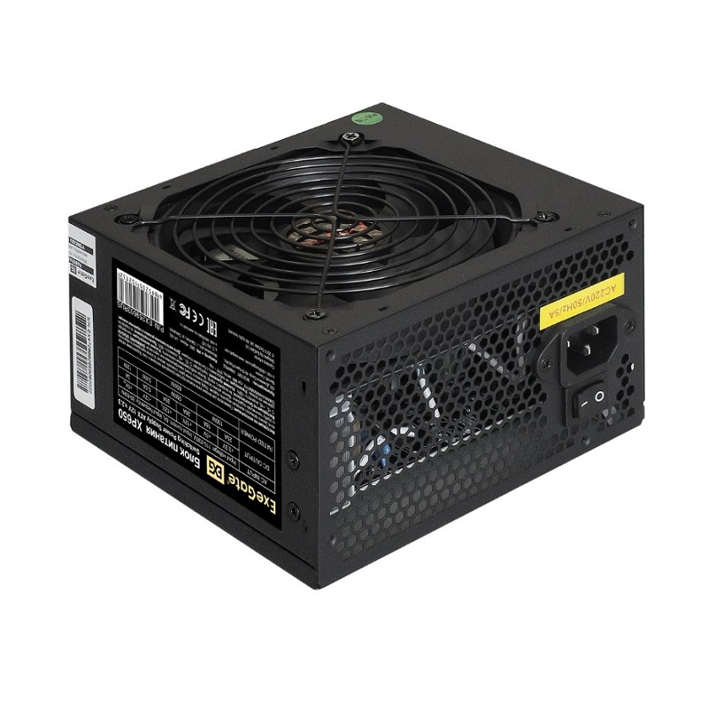 

Блок питания ExeGate XP650 EX259603RUS-PC, black, Черный
