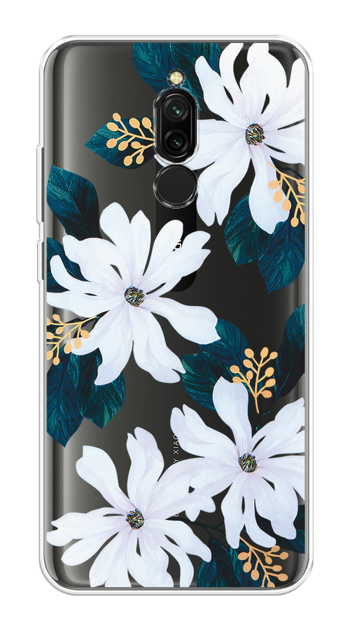 

Чехол на Xiaomi Redmi 8 "Delilah Flower", Зеленый;белый, 37150-1