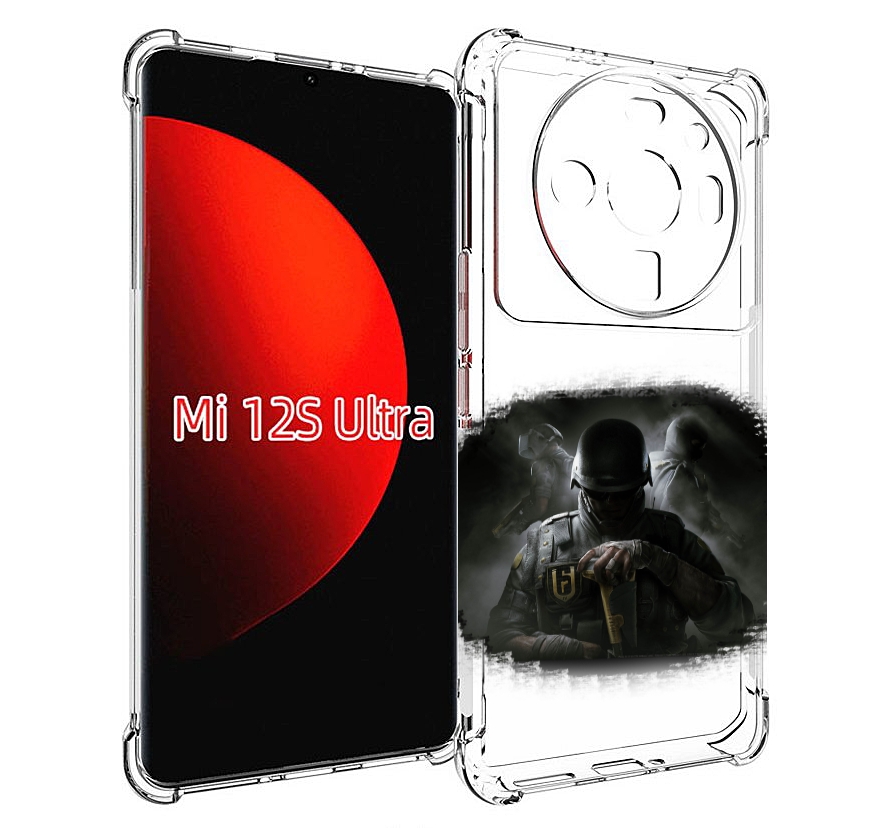 

Чехол MyPads Rainbow Six Siege для Xiaomi 12S Ultra, Прозрачный, Tocco