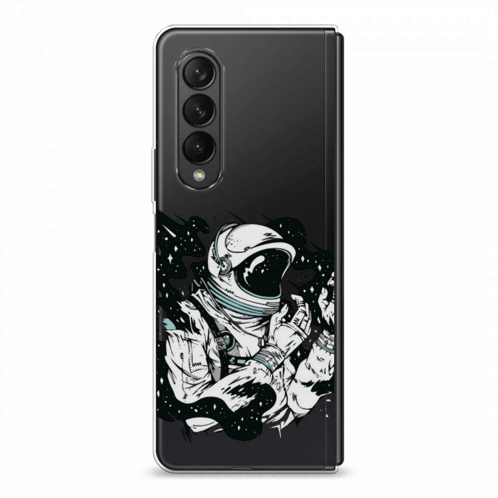 

Чехол Awog на Samsung Galaxy Z Fold 3 / Самсунг Z Fold 3 "Космонавт арт", Черный;белый;прозрачный, 2103650-7