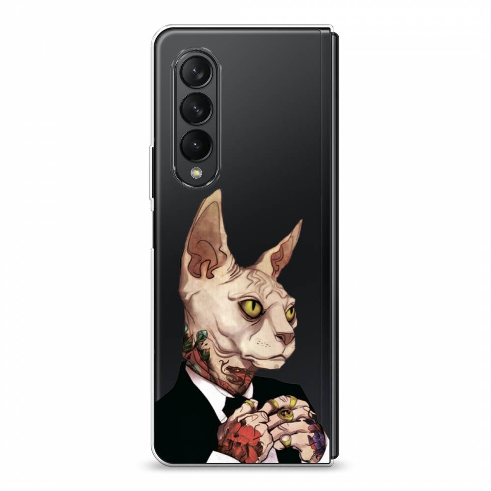 

Чехол Awog на Samsung Galaxy Z Fold 3 / Самсунг Z Fold 3 "Татуированный сфинкс", Бежевый;черный;красный, 2103650-7
