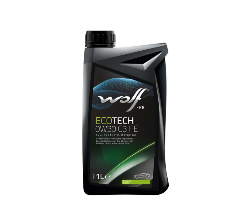 фото Масло моторное ecotech 0w30 c3 fe 1l wolf