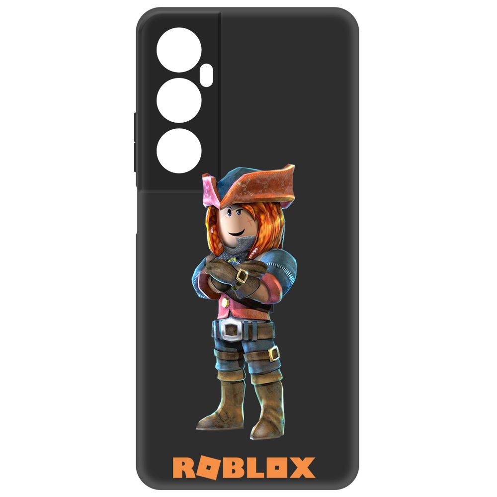 

Чехол Krutoff для Realme C65 Roblox-Эзебель, Черный